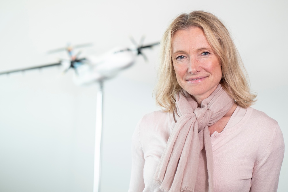 Personporträtt på Malin Brantvig, Chief Human Resources Organisation / SVP Human Resources på flygbolaget BRA