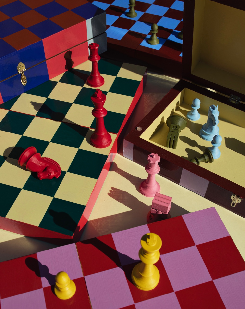 Bloody Queen, ett schackspel designat av konstnären Evelina Kroon. Foto: MOG STUDIO