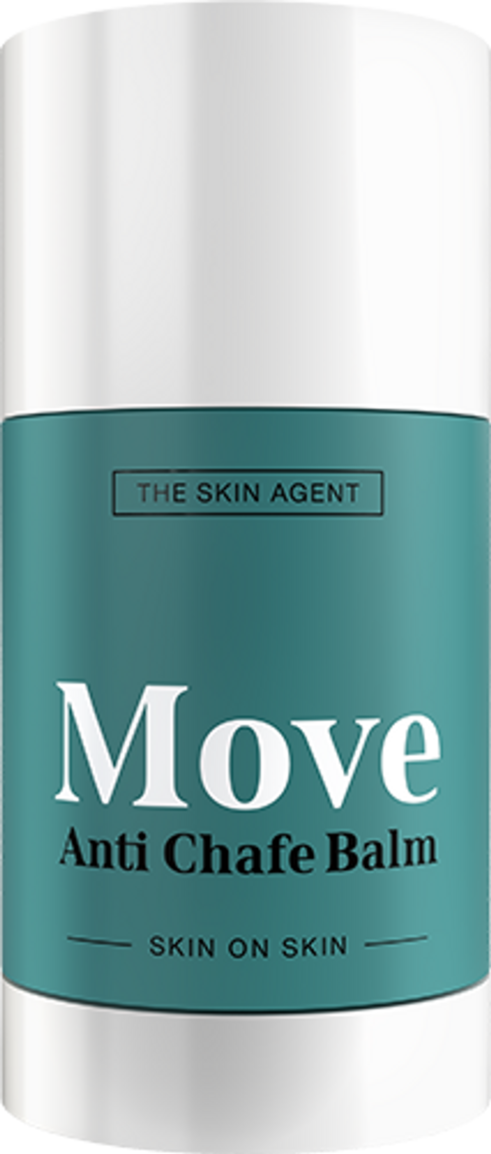Product image Move Anti Chafe Balm from The Skin Agent without background. 