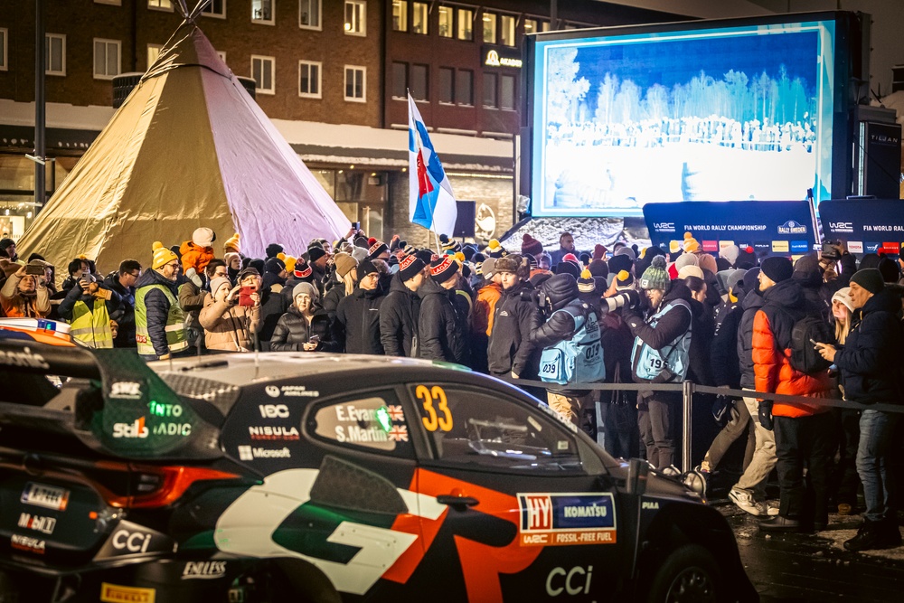 Now it's finally time for Rally Sweden 2024. On Wednesday, all rally fans got to see this year's WRC drivers show off at Rådhustorget, Umeå.