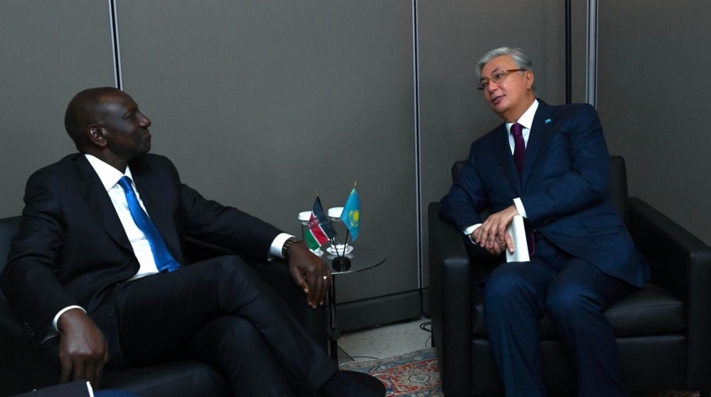 Tokayev with Kenyan President William Ruto. Photo credit: Akorda.