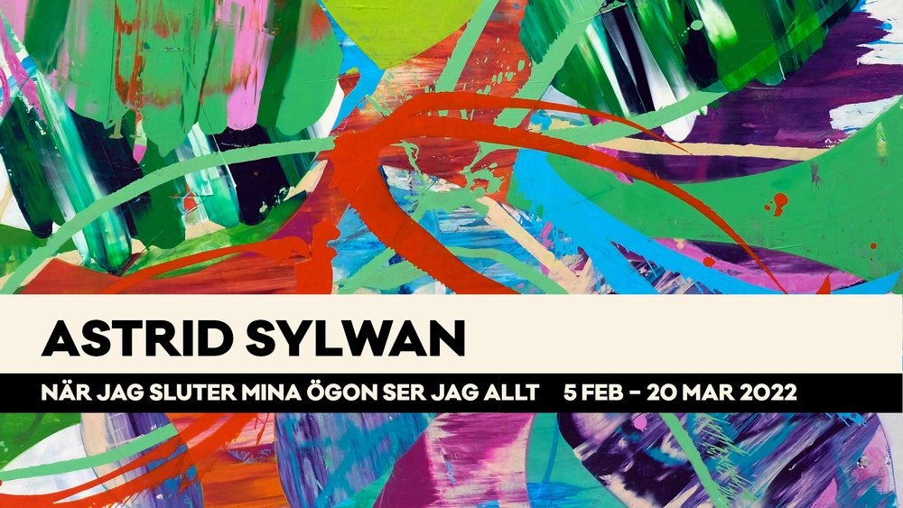 Astrid Sylwan
När jag sluter mina ögon ser jag allt
5 februari - 20 mars 2022
Bror Hjorths Hus, Uppsala
