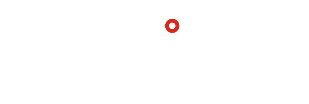 Qualisys Logo White Red No Byline