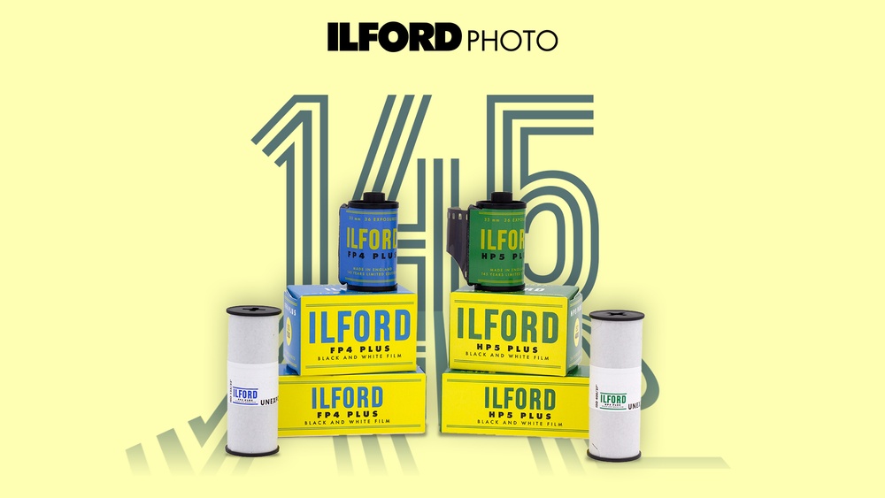 Ilford limited retro packaging for HP5+ and FP4+ films