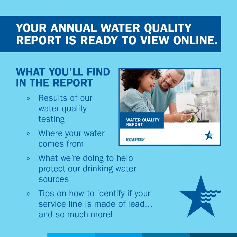 Water Quality Reports are ready in PA