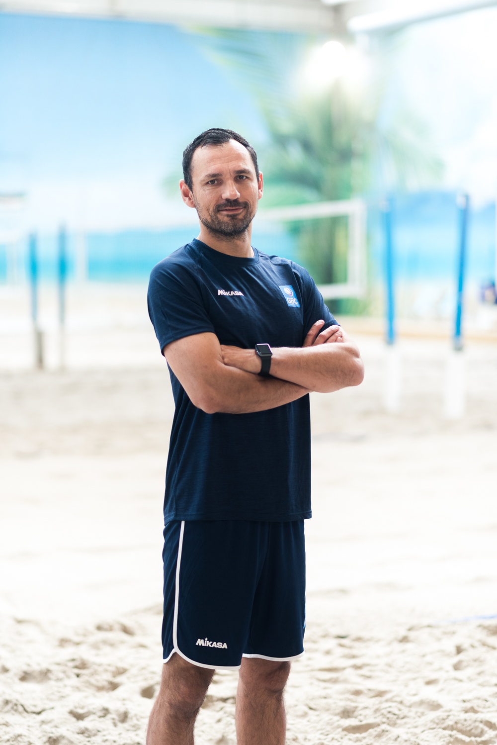 Arrangerande klubbens elittränare, Elvir Rakovic, ser fram emot helgens tävling i Beach Center.