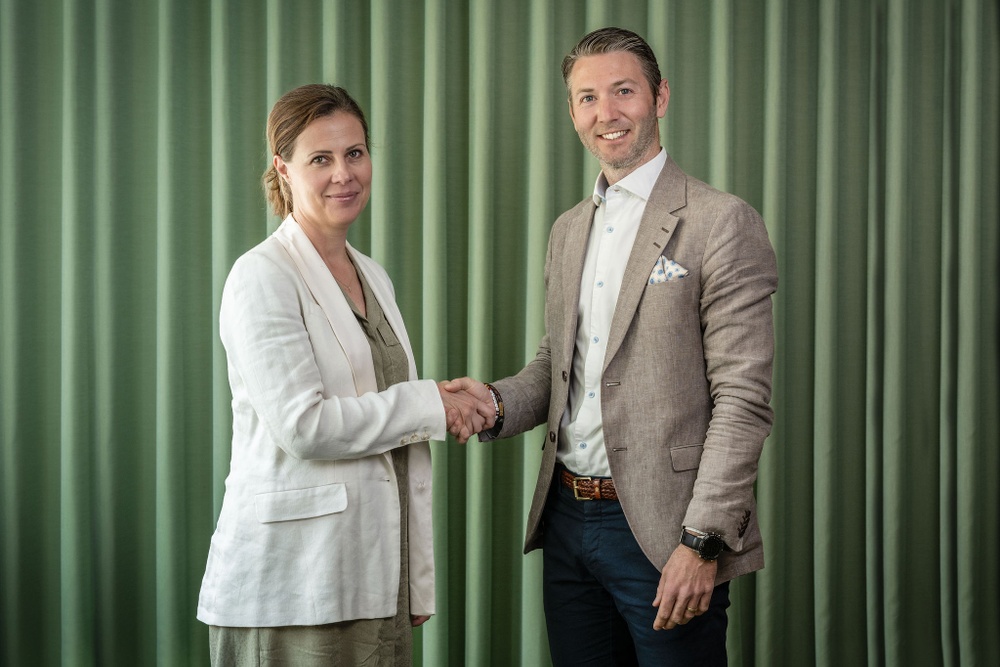 Therese Ruth, VD Hemma
Martin Hising, chef för Produkt- och Affärsutveckling på Metria AB