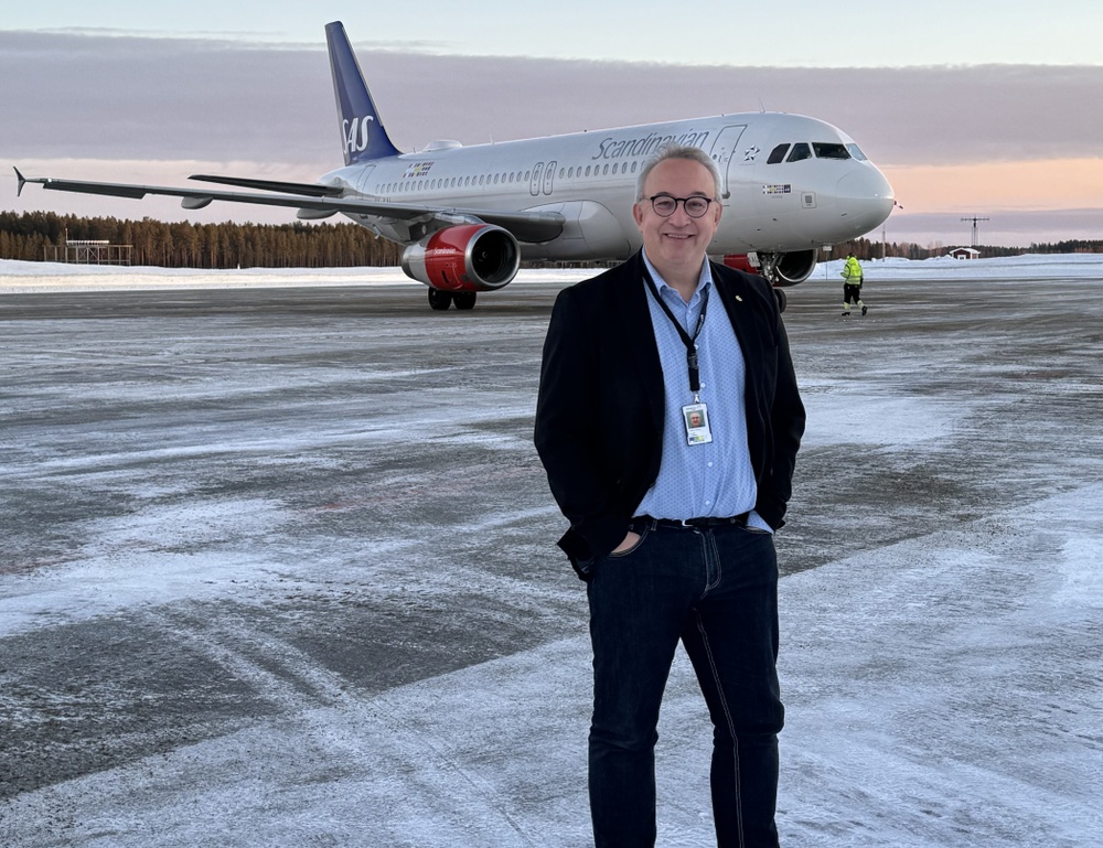Robert Lindberg VD Skellefteå Airport