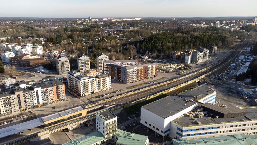 När allt står klart kommer Ikano Bostad att ha bidragit med cirka 500 nya bostäder till Haninge kommun. 