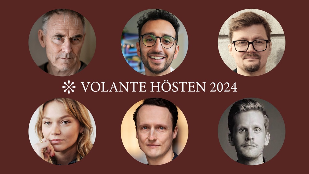 Hösten hos Volante: Sverker Sörlin, Ali Abdaal, Gustav Källstrad, Minna Höggren, Patrik Brenning och Robin Olovsson