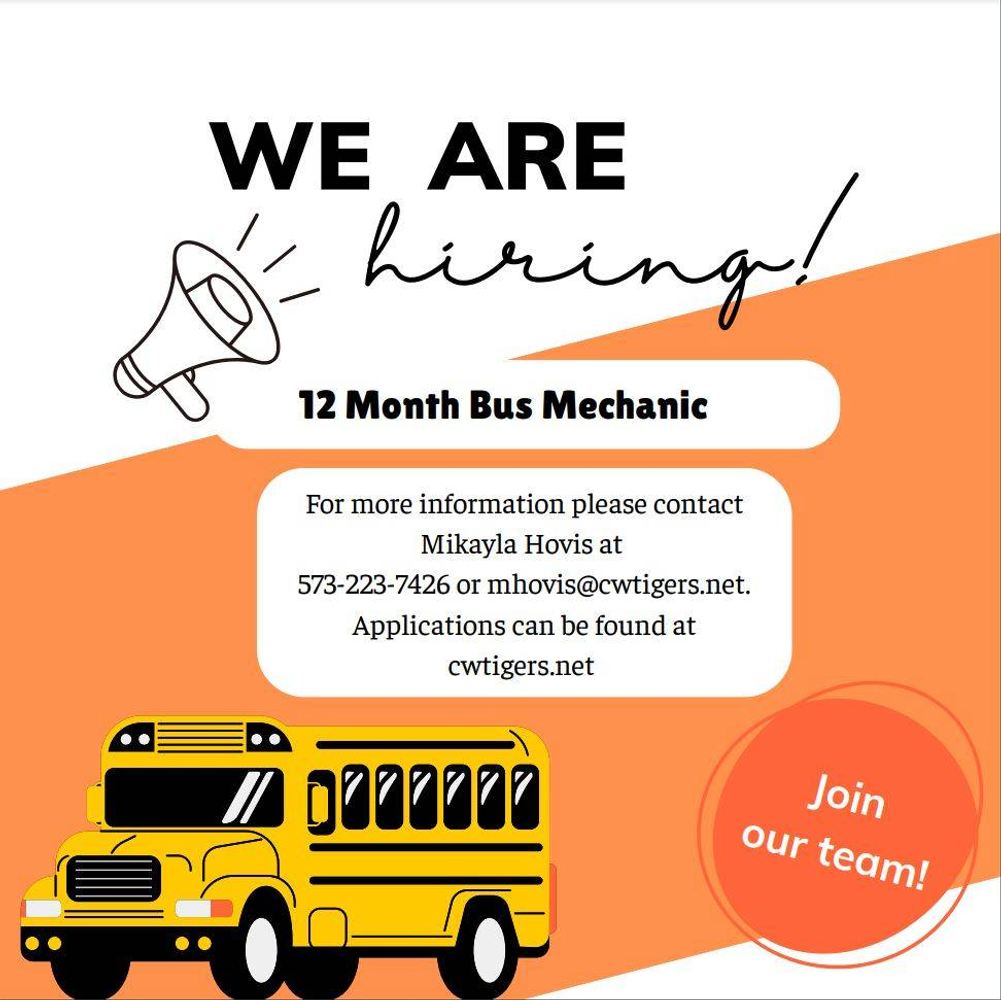 Job Opening: Bus Mechanic