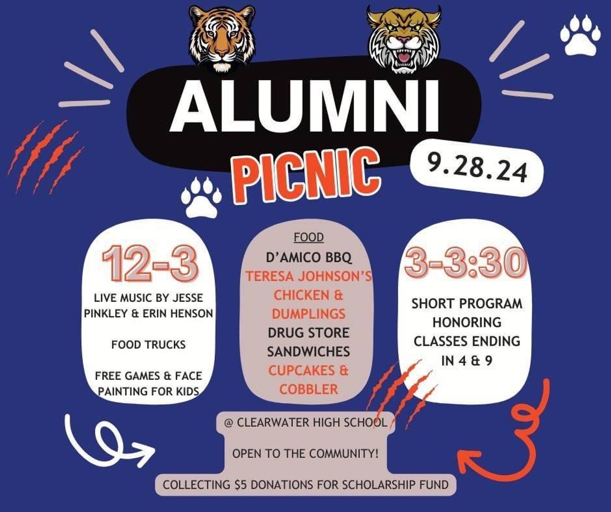 Alumni Picnic Sept. 28, 2024 12-3:30