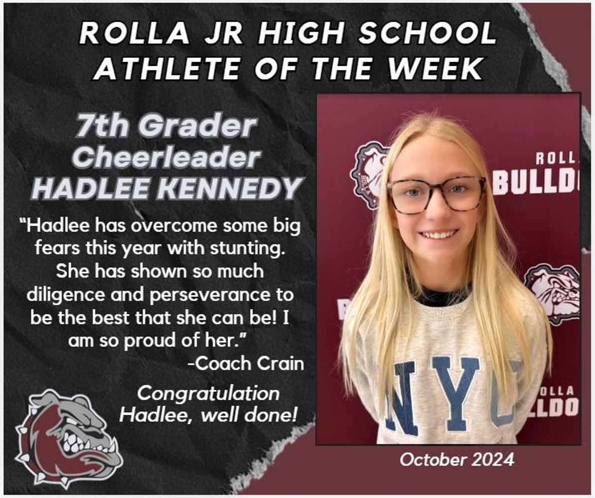 Athlete of Week 7th