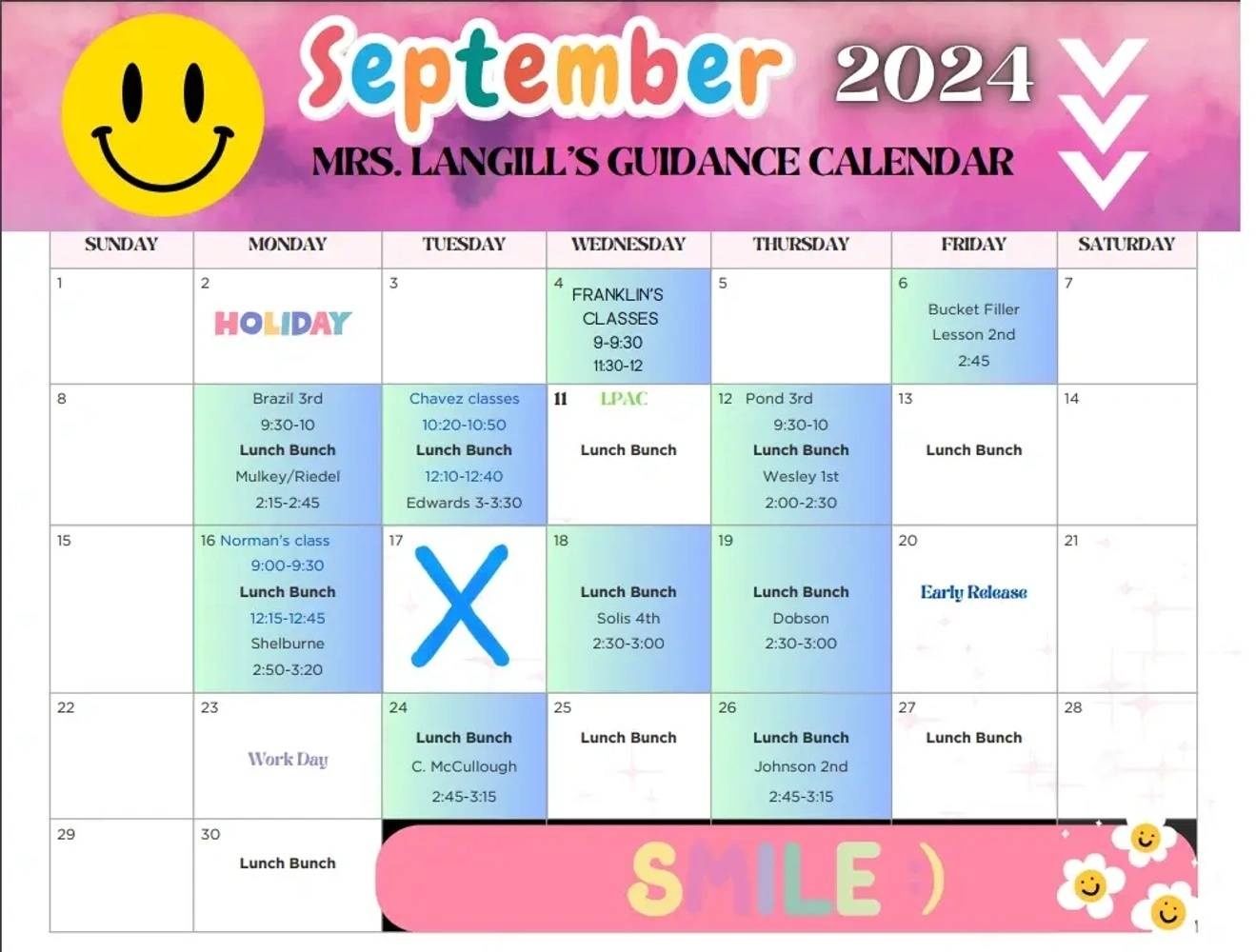 Langill Calendar