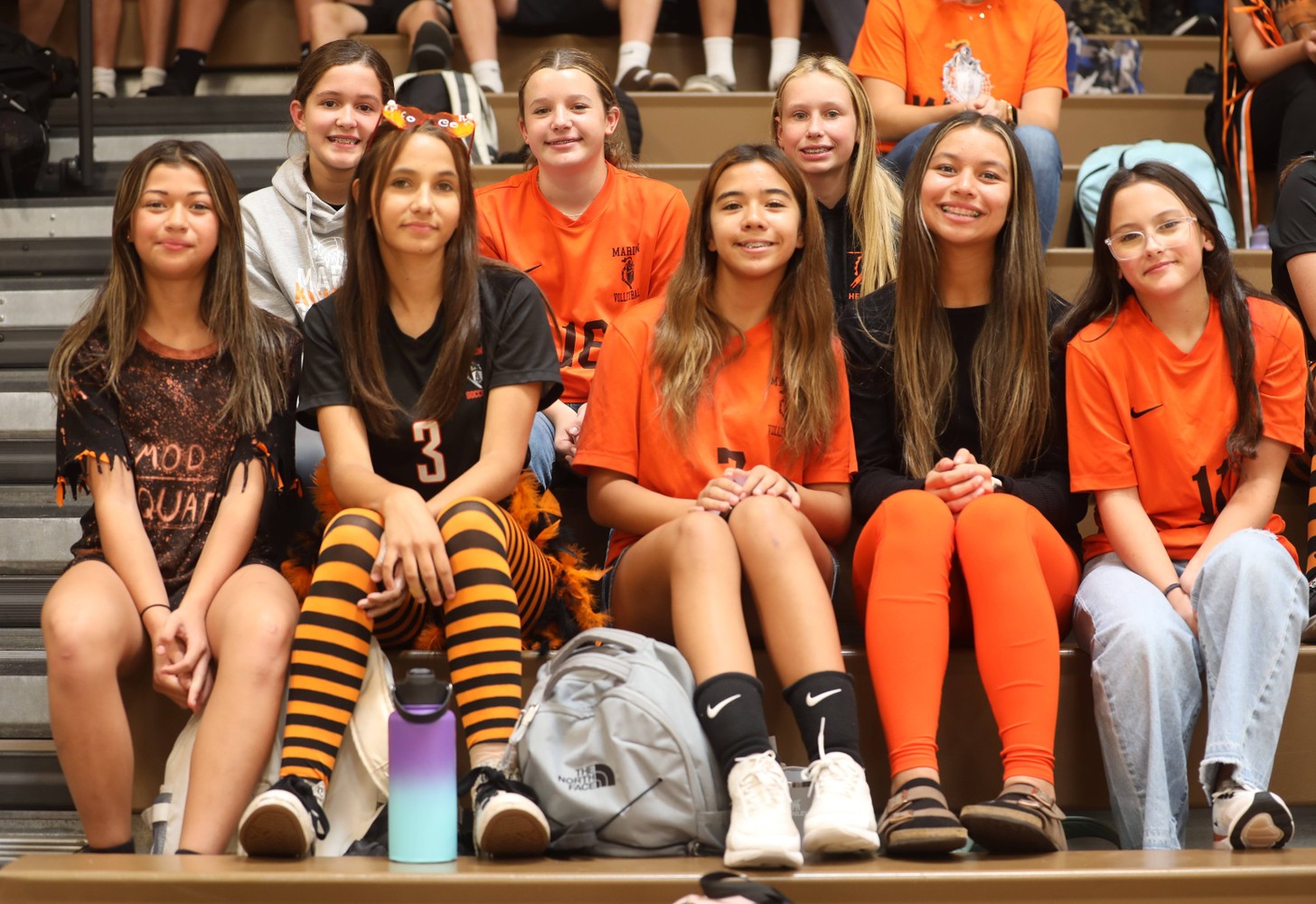 Students attend a pep assembly