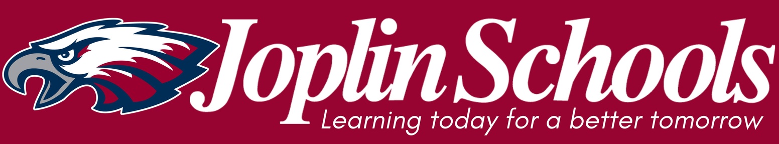 The Joplin Schools logo including the tagline "Learning Today For a Better Tomorrow"