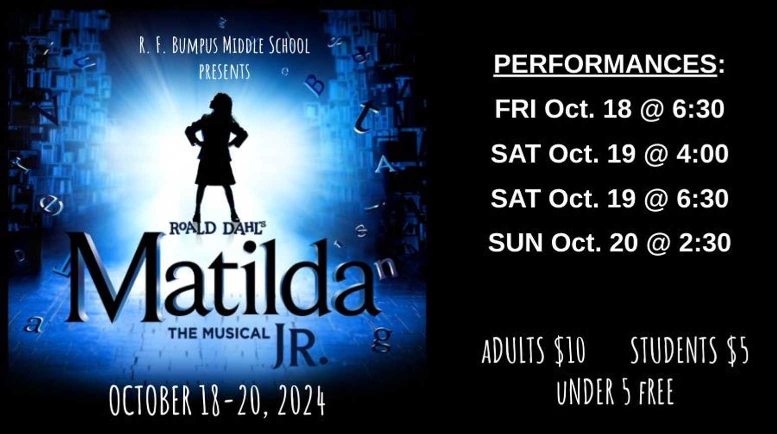 Matilda Jr. Dates