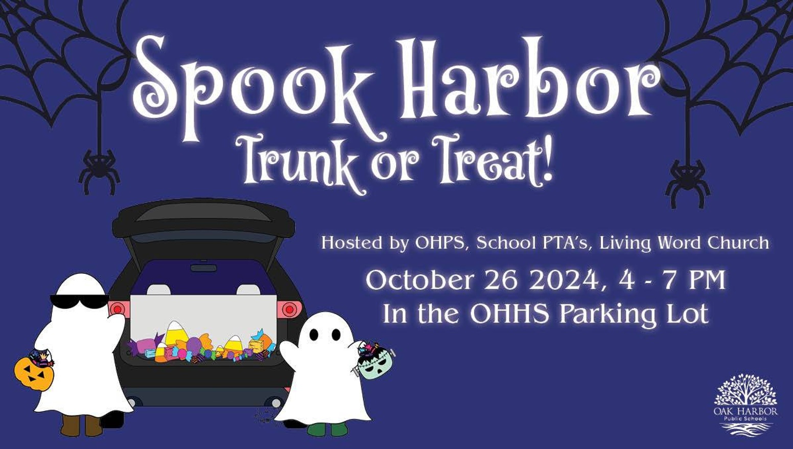 spook harbor trunk or treat october 25 at 4pm at ohhs