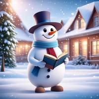 Happy Holidays Snowman