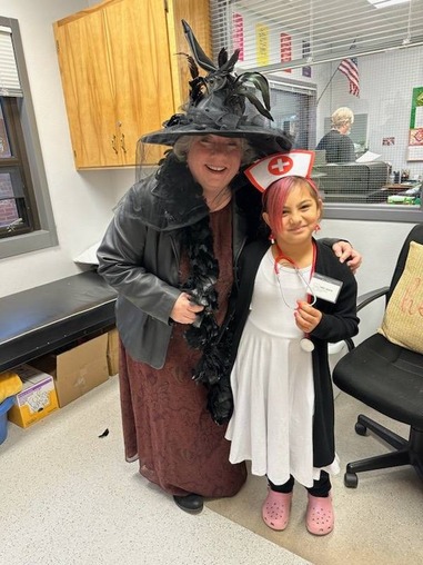 witch nurse and student nurse