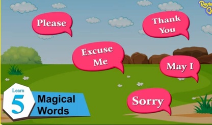 Magical words for manners