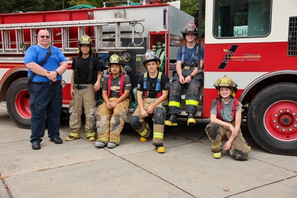 Concord High School Public Safety Academy students.