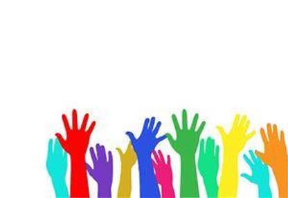 Hands Raised to Volunteer