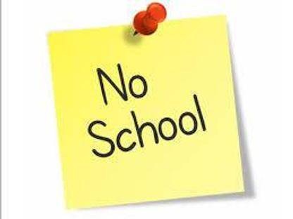 No school sign