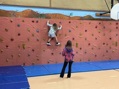 climbing wall
