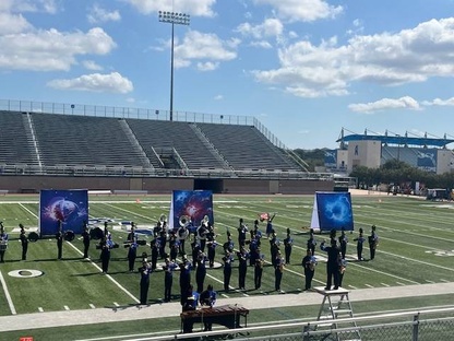 The CHS Band performing at their UIL contest.