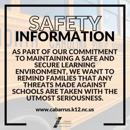 Safety information graphic.