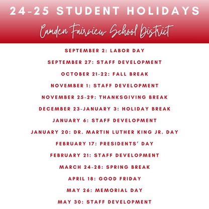 student holidays