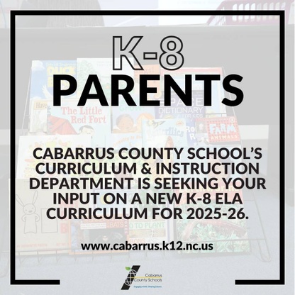 K-8 Curriculum Survey is underway.