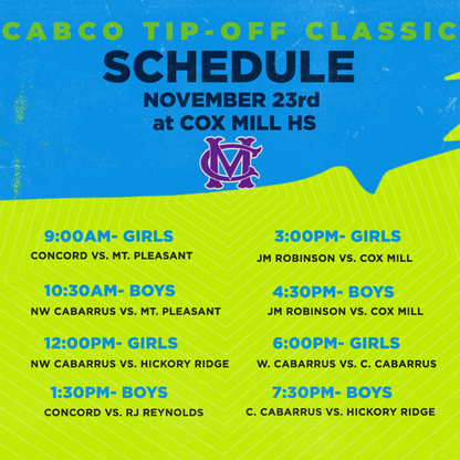 Tip Off Classic Schedule