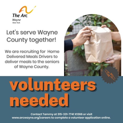 Flyer with volunteer information