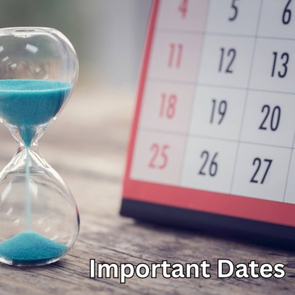 Important Dates