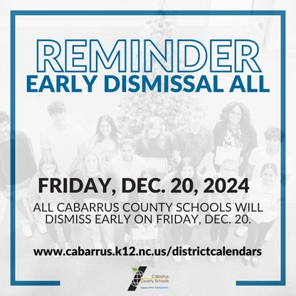 Early dismissal graphic.