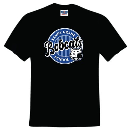 Sandy Grade Bobcat T-shirt in Black