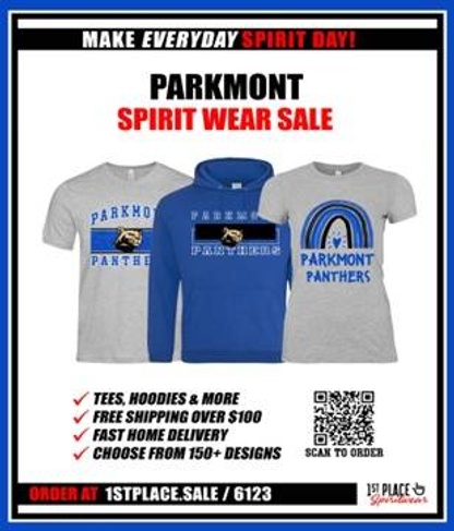 Parkmont Spirit Wear Flyer