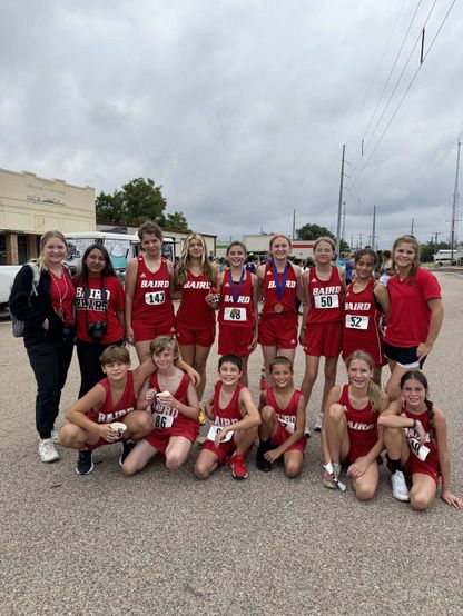 Cross Country team in uniform