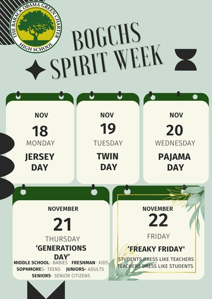 Spirit Week Flyer