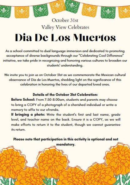 Dia De Los Muertos Flier