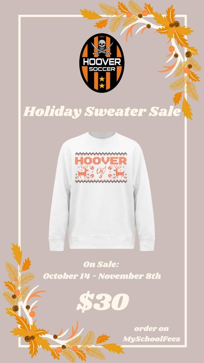 Soccer Team Holiday Sweater Sale