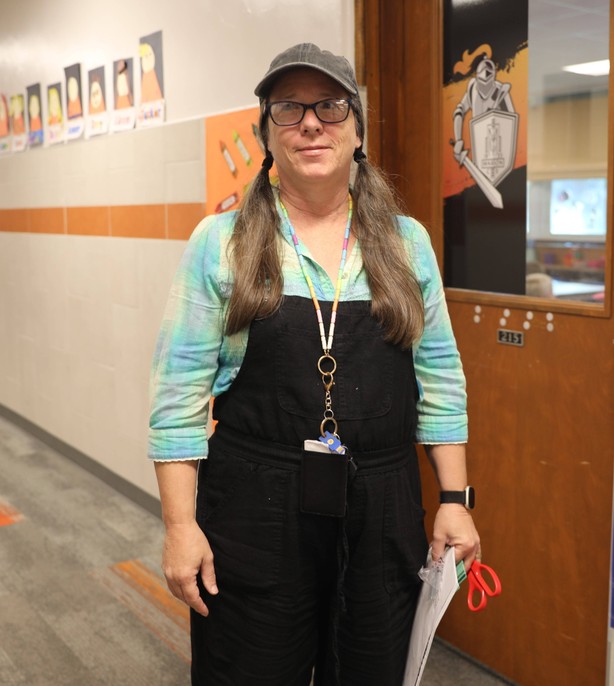 Students and staff dressed up for Country Living Day