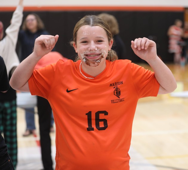 Student-athletes are recognized at the pep assembly