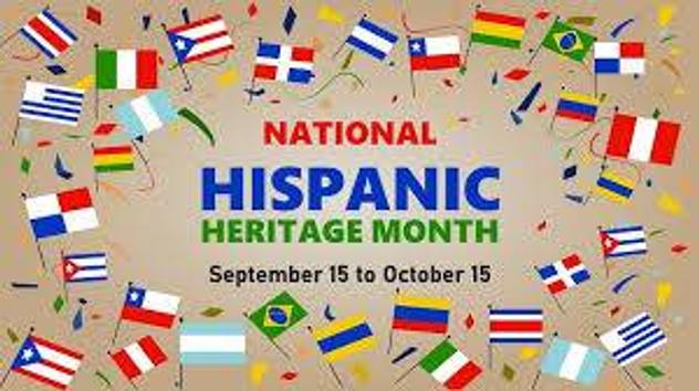 Hispanic Heritage month sign