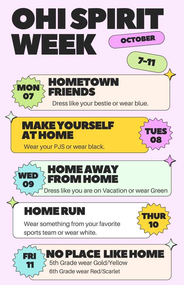 OHI Spirit Week