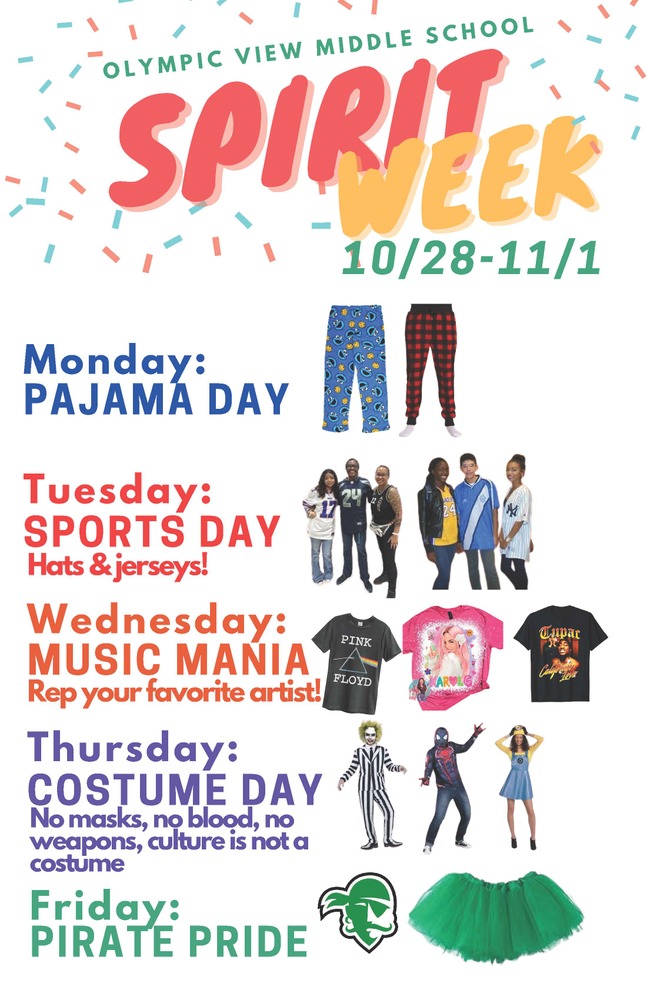 Spirit Week Themes