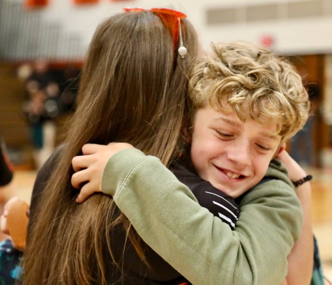 Students embrace 