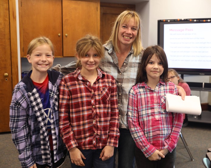 Students dressed up for Country Living Day